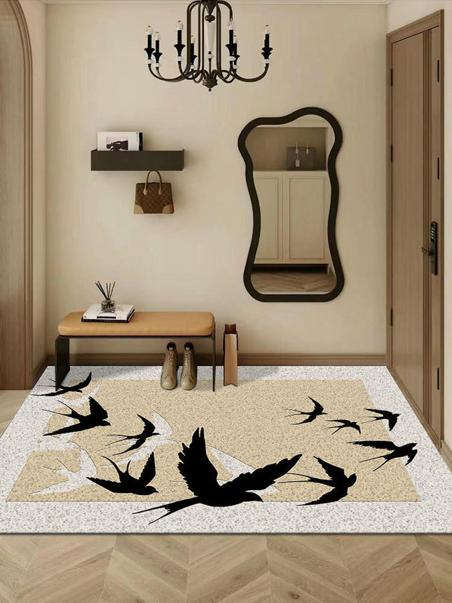 Retro Door Mat,Non-Slip Durable Door Mat for Outdoor, Indoor, Entrance