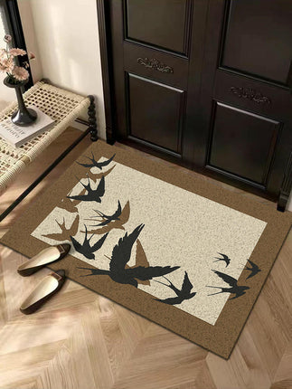 Retro Door Mat,Non-Slip Durable Door Mat for Outdoor, Indoor, Entrance