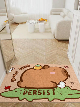 Cute Door Mat,Non-Slip Durable Door Mat for Outdoor, Indoor, Entrance 1