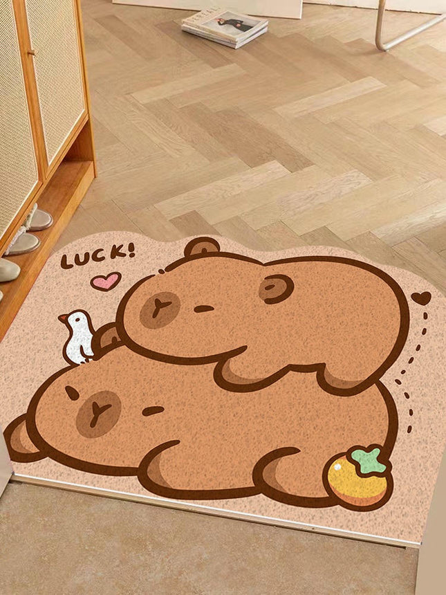 Cute Door Mat,Non-Slip Durable Door Mat for Outdoor, Indoor, Entrance