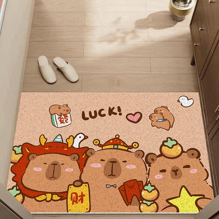 Cute Door Mat,Non-Slip Durable Door Mat for Outdoor, Indoor, Entrance 1