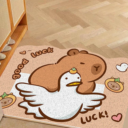 Cute Door Mat,Non-Slip Durable Door Mat for Outdoor, Indoor, Entrance