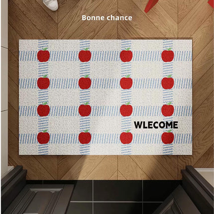 Plaid Durable Door Mat - Non Slip Absorbent Welcome Mat Front Door Mat Indoor