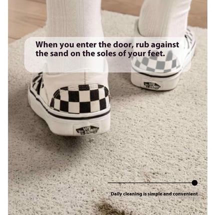 Plaid Durable Door Mat - Non Slip Absorbent Welcome Mat Front Door Mat Indoor
