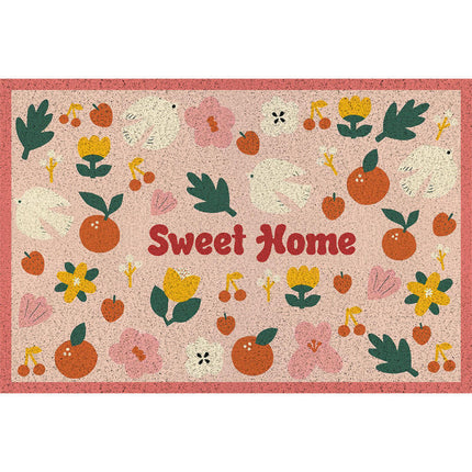Welcome Mat Half Circle Doormat for Front Door Mat for Home Entrance Decor 1