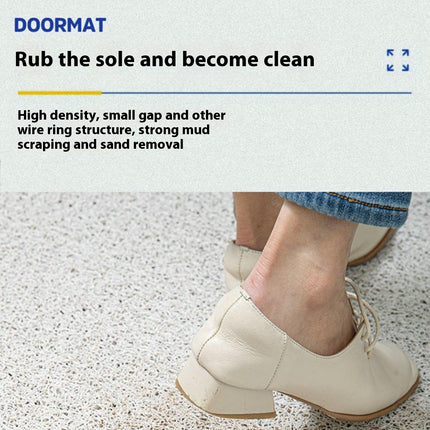 Welcome Mat Half Circle Doormat for Front Door Mat for Home Entrance Decor 1