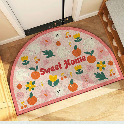 Welcome Mat Half Circle Doormat for Front Door Mat for Home Entrance Decor 1
