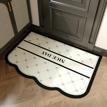 Waterproof Non-Slip Front Door Mat for Indoor Outdoor, Welcome Floor Mat