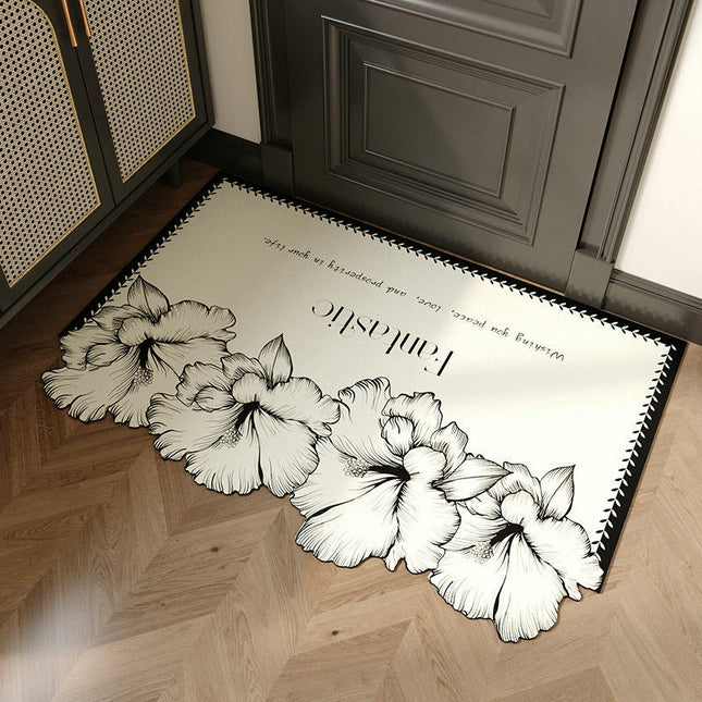 Waterproof Non-Slip Front Door Mat for Indoor Outdoor, Welcome Floor Mat