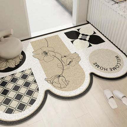 Large Door Mat Indoor, Front Doormats Washable Non-Slip Entrance Floor Mats Rug