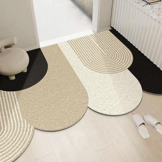 Large Door Mat Indoor, Front Doormats Washable Non-Slip Entrance Floor Mats Rug