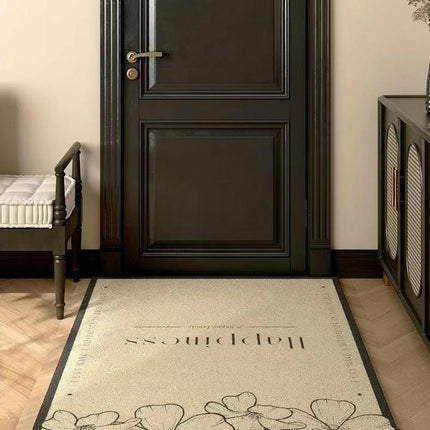 Floral Front Doormats Washable Non-Slip Entrance Floor Mats Rug Door Mat Indoor