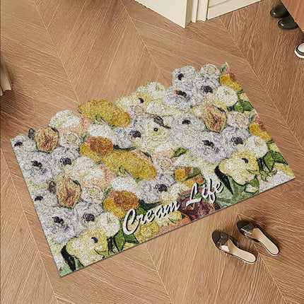 Oil Painting Front Doormats Washable Non-Slip Indoor Floor Mats