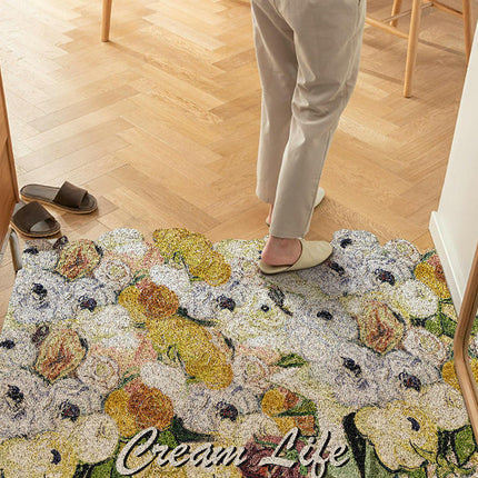 Oil Painting Front Doormats Washable Non-Slip Indoor Floor Mats