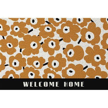 Leaves Floral Front Door Mat Indoor Rugs for Entryway Non Slip Washable Rugs 1
