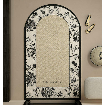 Entrance Mats-Anti-slip Printed Silk Ring Mats Can Be Cut To Scrape Mud