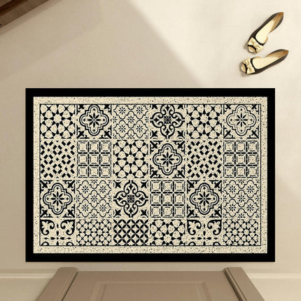 Entrance Mats-Anti-slip Printed Silk Ring Mats Can Be Cut To Scrape Mud