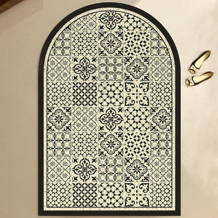 Entrance Mats-Anti-slip Printed Silk Ring Mats Can Be Cut To Scrape Mud