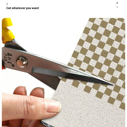 Cartoon Entrance Door Mat Can Be Cut To Prevent Slipping, Silk Ring Mat for Entrance Door