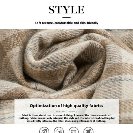 Women's Flannel Hooded Plaid Thick Coat Winter Coat for Warmth Button down Fuzzy Jacket