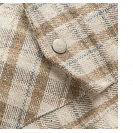 Women's Flannel Hooded Plaid Thick Coat Winter Coat for Warmth Button down Fuzzy Jacket