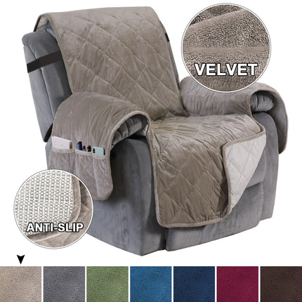 Thick Soft Velvet Pet Sofa Covers Universal Quilted Anti Slip Cover Couch Sofa Cushion for Dogs