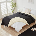 Hexagon Pattern - Black / 30“x70