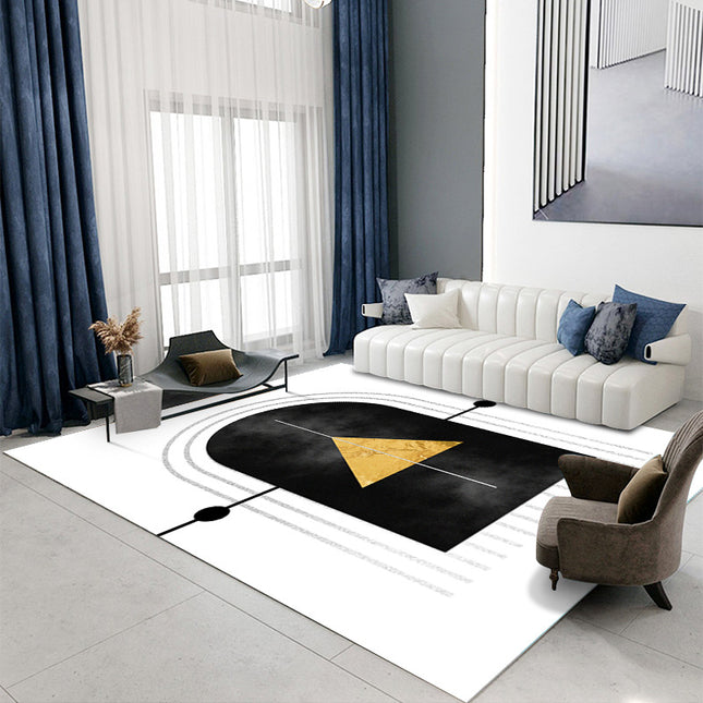Wohnzimmerteppiche, geometrische Teppiche, Marmorteppiche, leichte, luxuriöse Stern- und Mondteppiche für Schlafzimmer, Büro, Arbeitszimmer