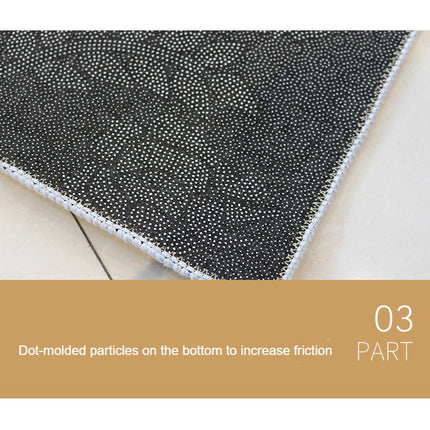 Tapis imprimé géométrique, super doux, lavable en machine, antidérapant, durable pour le salon, la chambre à coucher, l'étude, la cuisine et la moquette