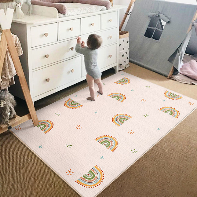 Cartoon-Teppiche für Schlafzimmer, Wohnzimmer, Raumdekoration, Spielzimmer-Teppich, Alphabet-Teppich, Kinderzimmer-Cartoon-Teppiche