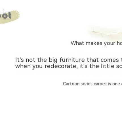 Cartoon Rugs for Bedroom Living Room Area Rug Room Decor Playroom Rug Alphabet Rug Children's Room Cartoon Carpets