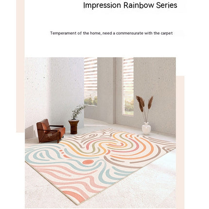 Rainbow Carpets Soft Rainbow Rug for Girls Bedroom Large Floor Rugs Area Rugs for Dorm Kids Living Room Home Decor Rugs And Carpet