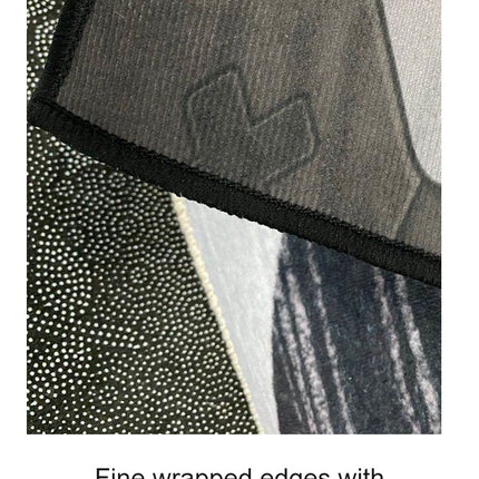 Tapis de grande surface imprimé en 3D, pour salon, chambre à coucher, maison, sol en velours cristal antidérapant, en Polyester