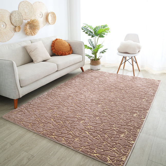 Weicher, flauschiger Teppich, Wohnzimmerteppich aus Kunstkaninchenfell, moderner Shag-Teppich für den Innenbereich, für Schlafzimmer, Heimdekoration