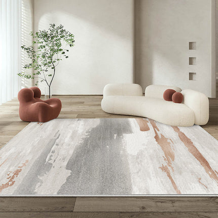 Tapis de salon d'intérieur abstrait à poils doux et moelleux, grand tapis pour chambre à coucher, salle à manger, décoration de bureau à domicile