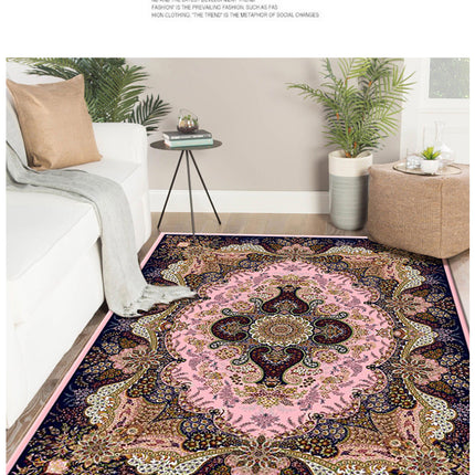 Boho Carpets,Washable Persian Rug Carpet Bohemian Rugs Large Soft Low-Pile Carpet Retro Rugs for Bedroom Kitchen  Office Living Room