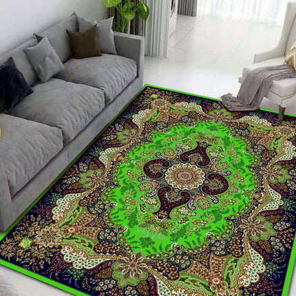 Boho Carpets,Washable Persian Rug Carpet Bohemian Rugs Large Soft Low-Pile Carpet Retro Rugs for Bedroom Kitchen  Office Living Room