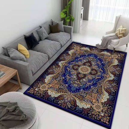 Boho Carpets,Washable Persian Rug Carpet Bohemian Rugs Large Soft Low-Pile Carpet Retro Rugs for Bedroom Kitchen  Office Living Room