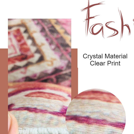 Boho Carpets,Washable Persian Rug Carpet Bohemian Rugs Large Soft Low-Pile Carpet Retro Rugs for Bedroom Kitchen  Office Living Room