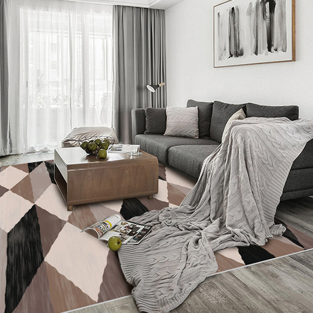 Flächenteppich, geometrischer Teppich, moderne minimalistische Teppiche, weicher Teppich für Innen- und Außenbereich, Küche, Flur, Schlafzimmer, Wohnzimmer