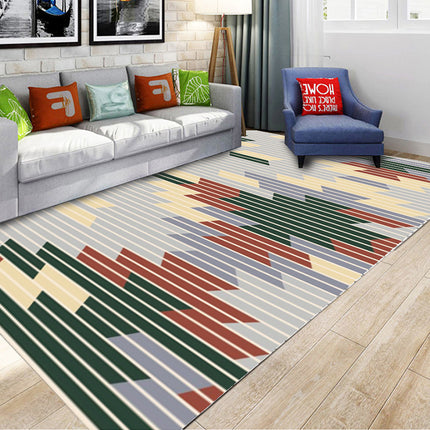 Area Rug,Geometric Rug Modern Minimalist Rugs Soft Carpet for Indoor Outdoor Kitchen Hallway Bedroom Living Room