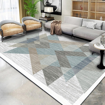 Area Rug,Geometric Rug Modern Minimalist Rugs Soft Carpet for Indoor Outdoor Kitchen Hallway Bedroom Living Room