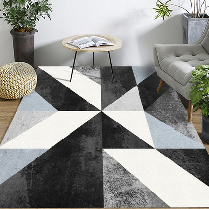 Area Rug,Geometric Rug Modern Minimalist Rugs Soft Carpet for Indoor Outdoor Kitchen Hallway Bedroom Living Room