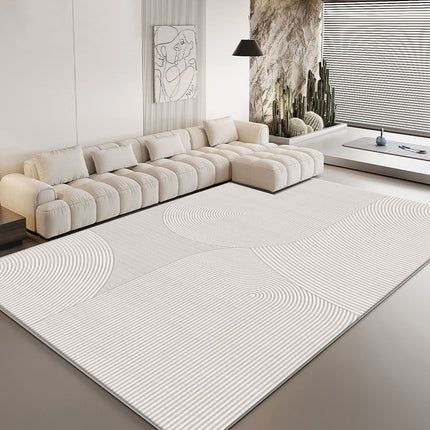 Tapis pour chambre à coucher tapis lavables tapis pour salon lignes géométriques grand tapis de sol tapis d'intérieur