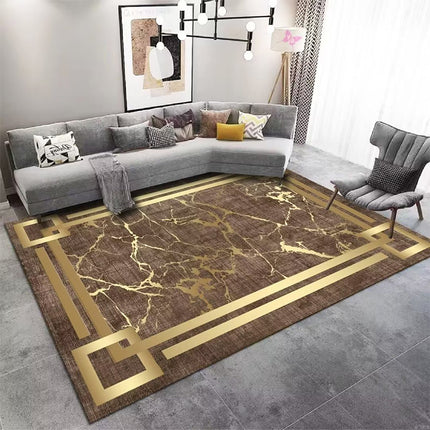 Modern Abstract Texture Area Rug for Living Room,Large Throw Rugs Non Skid Floor Carpet Bedside Rugs And Carpet