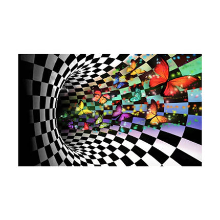 3D Vortex Illusion Carpet for Bedroom Abstract Optical Illusion Area Rug Large Floor Rugs Home Living Room Decor Rug