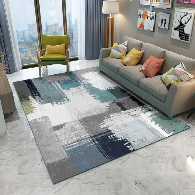 Home Area Rug Geometric Carpet Rug Modern Accent Rug Coffee Table Rug Farmhouse Dining Table Rug Office Bedroom