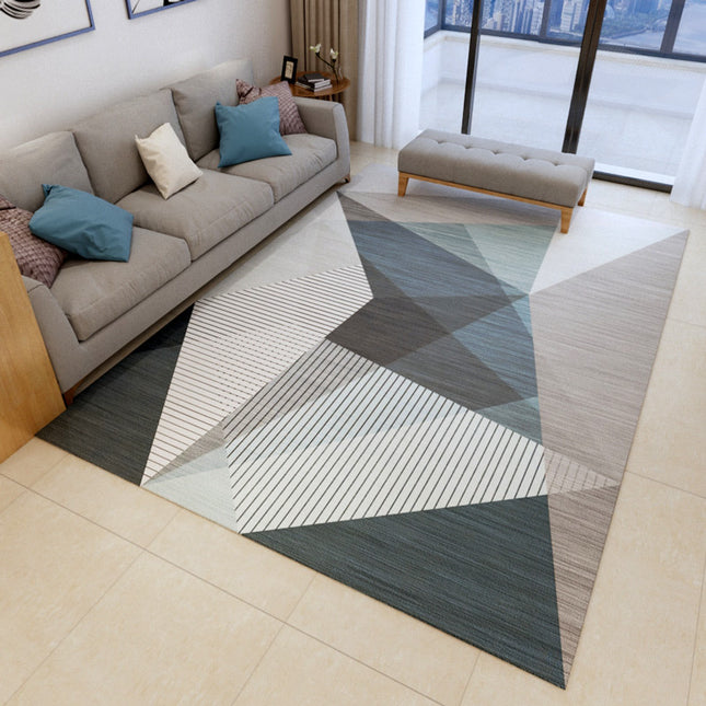 Teppich für den Heimbereich, geometrischer Teppich, moderner Akzent-Teppich, Couchtisch-Teppich, Bauernhaus-Esstisch-Teppich, Büro-Schlafzimmer