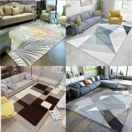 Home Area Rug Geometric Carpet Rug Modern Accent Rug Coffee Table Rug Farmhouse Dining Table Rug Office Bedroom