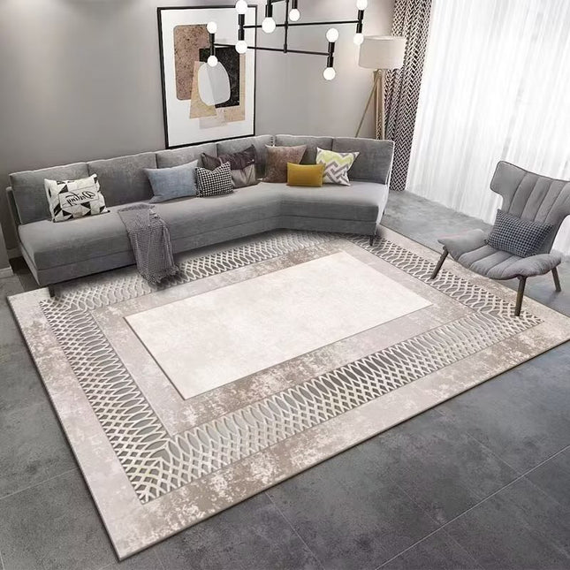 Teppich mit geometrischem Muster, Heimdekoration für den Innenbereich – waschbare Premium-Teppich-Teppiche für Wohnzimmer, Schlafzimmer, Esszimmer und Büro